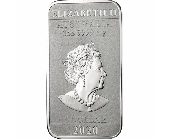 1 dollár  tisztaság Ag 9999 311 g Ausztrália 2020