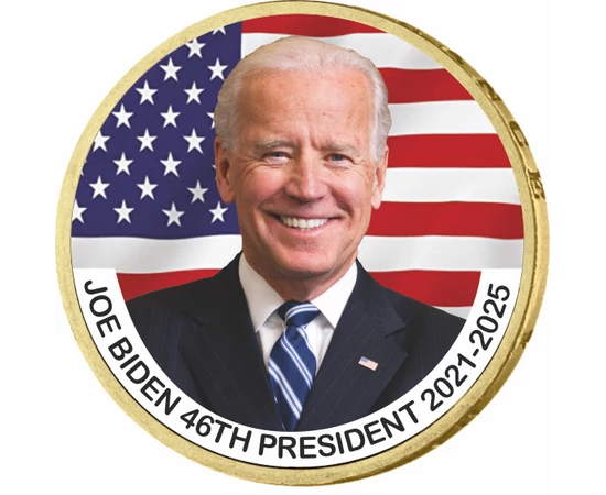 Joe Biden - az USA 46. elnöke, 1 dollár, USAikai elnökök