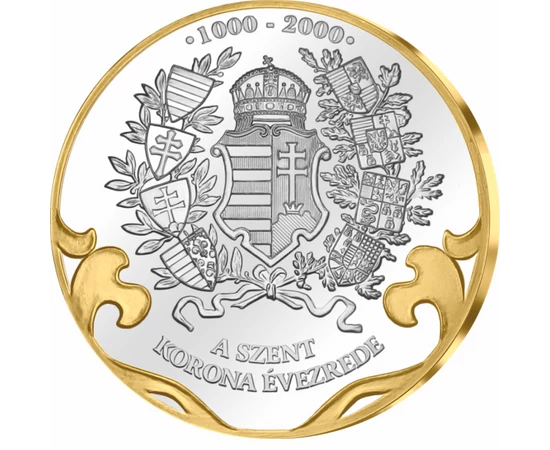 Szent István koronázása 1000-ben, érem, Magyarország