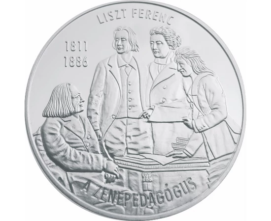 210 éve született Liszt Ferenc, 5 érme szettben, ezüstözött veretek díszcsomagolásban, Magyarország