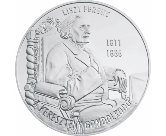210 éve született Liszt Ferenc, 5 érme szettben, ezüstözött veretek díszcsomagolásban, Magyarország