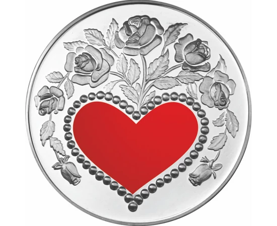 Esküvői alkalmi érem az ifjú párnak névre szóló ajándékkártyával, díszborítékban