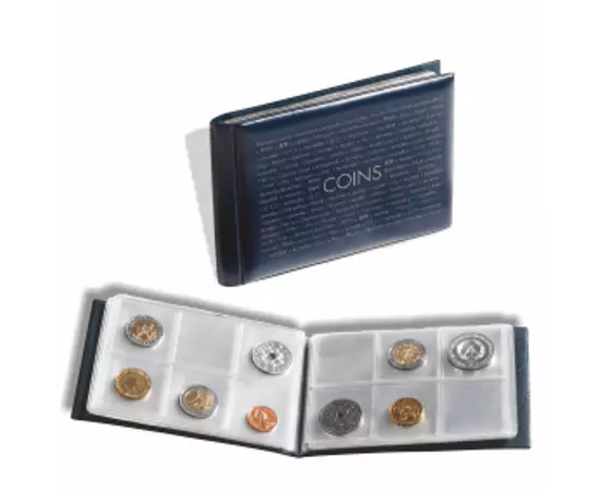 Érme-zsebalbum – 48 különböző átmérőjű érmének