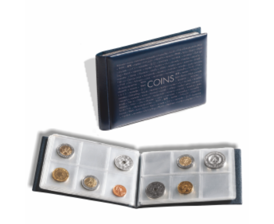 Érme-zsebalbum – 48 különböző átmérőjű érmének