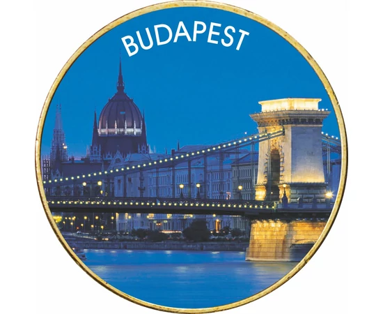 Budapest – a nemzet fővárosa, egyedi színes érme