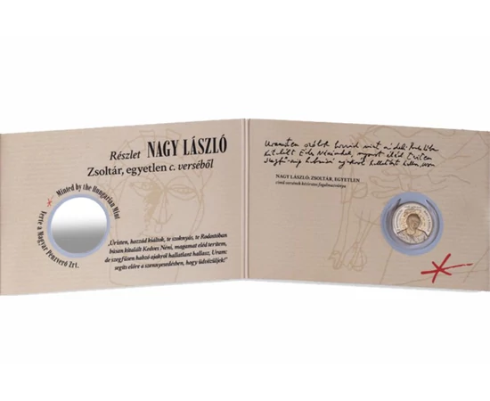 Nagy László, 100 forint emlékpénz, díszcsomagolt, Magyarország, 2025
