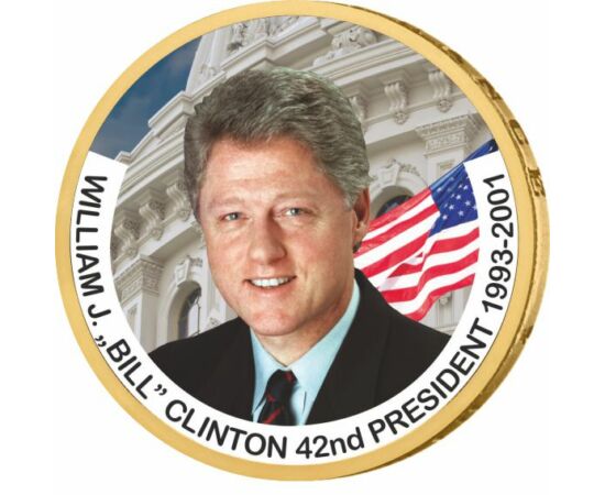 1 dollár, Bill Clinton - az USA 42. elnöke, CuNi, USA