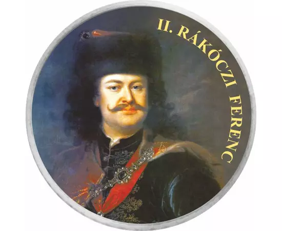 50 euró cent, II. Rákóczi Ferenc, ezüstözött emlékérme, 2009-2021, EU
