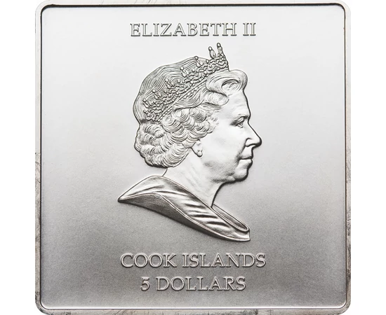 Meglepetés az érmén! - Hintaló, 5 dollár, ezüst, Cook-szigetek, 2009