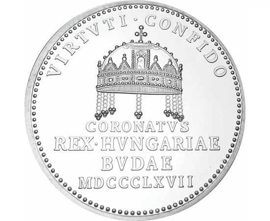 Ferenc József koronázási érem 1867, utánveret