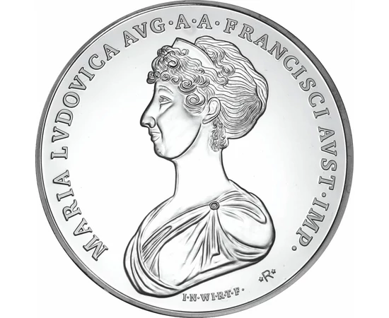 Mária Ludovika koronázási érem 1808, utánveret