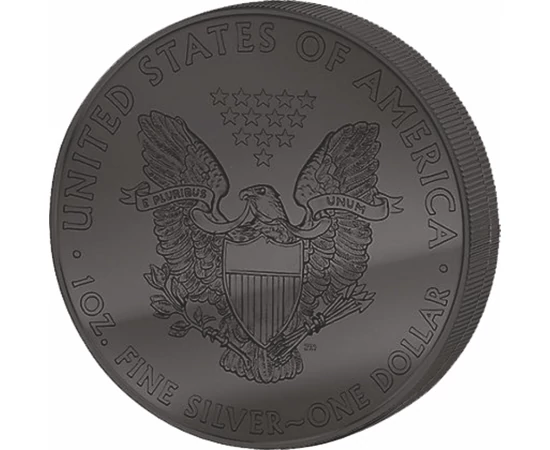 USA Liberty, 1 uncia színezüst, ruténium, platina, jégkristály, Deep Frozen, 2017